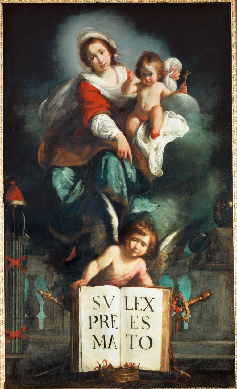 La Madone de la Justice - Rättvisans madonna ... av Bernardo Strozzi