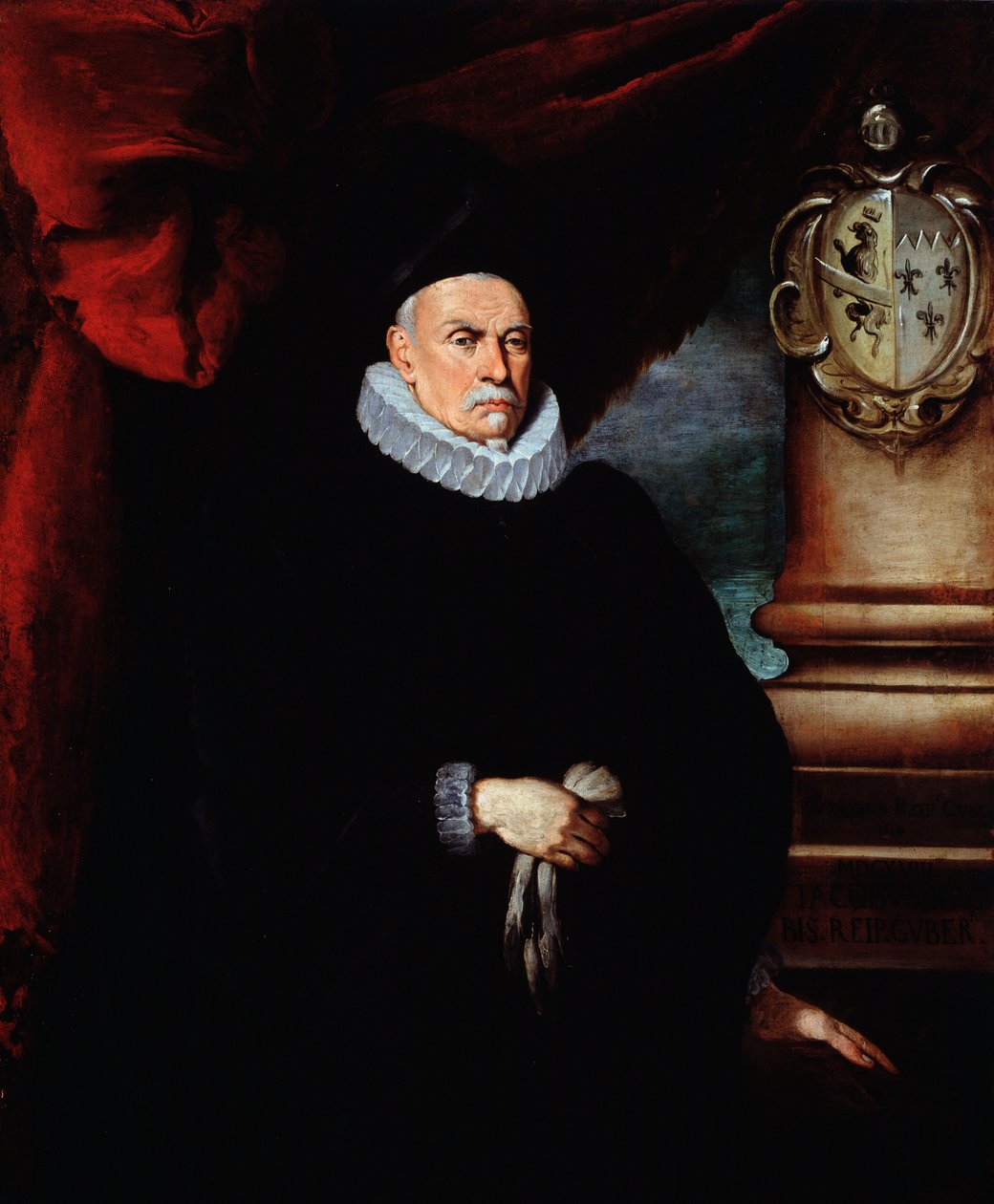 Porträtt av Giacomo Raggi, senator för republiken Genua (olja på duk). av Bernardo Strozzi