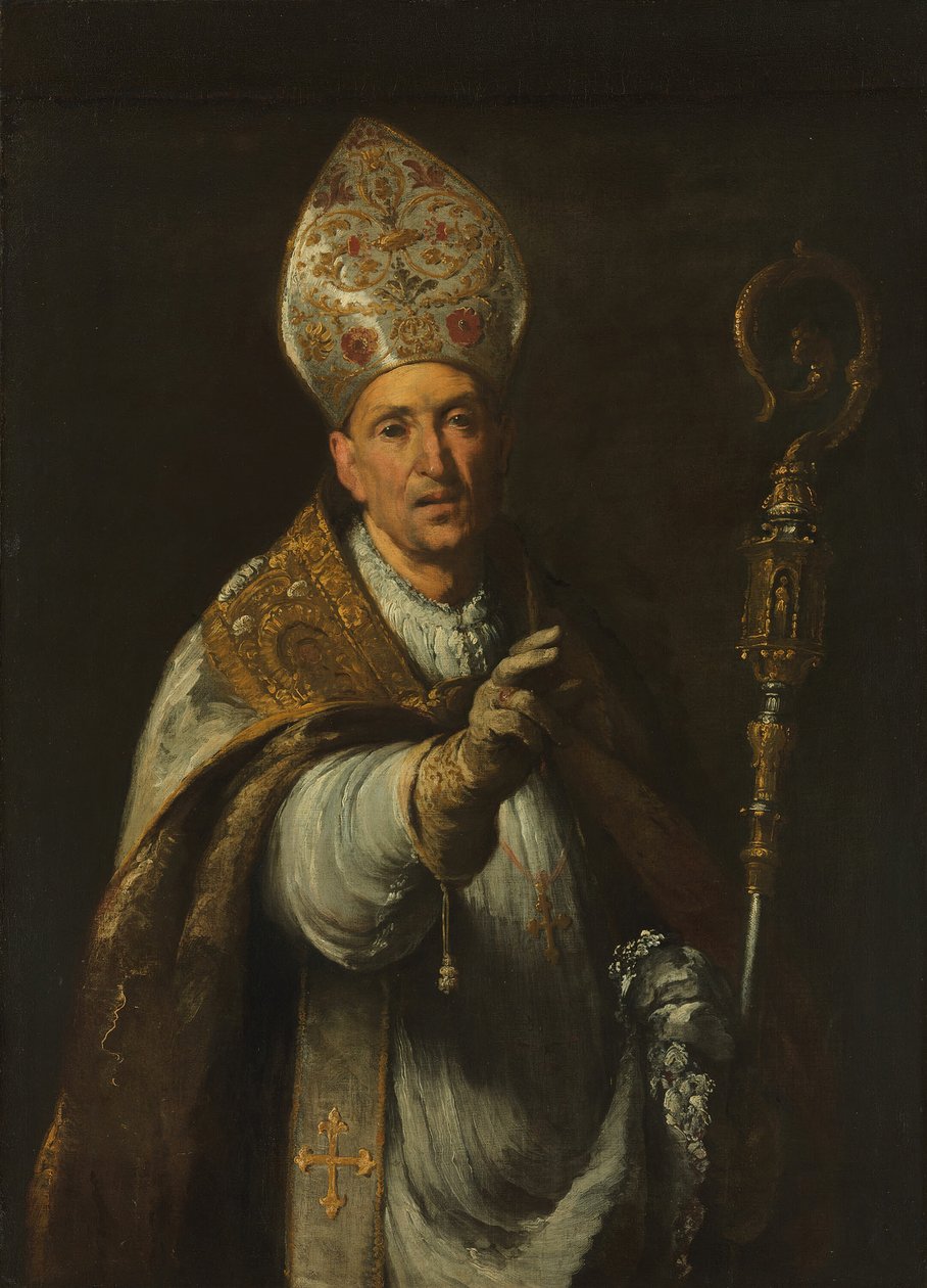 St. Gerardo Sagredo, biskop av Csanád, 1633. av Bernardo Strozzi