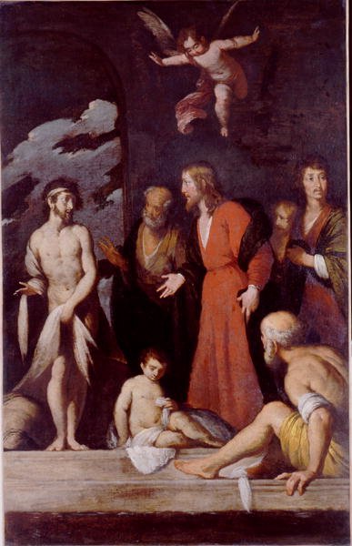 Helande av den förlamade av Bernardo Strozzi