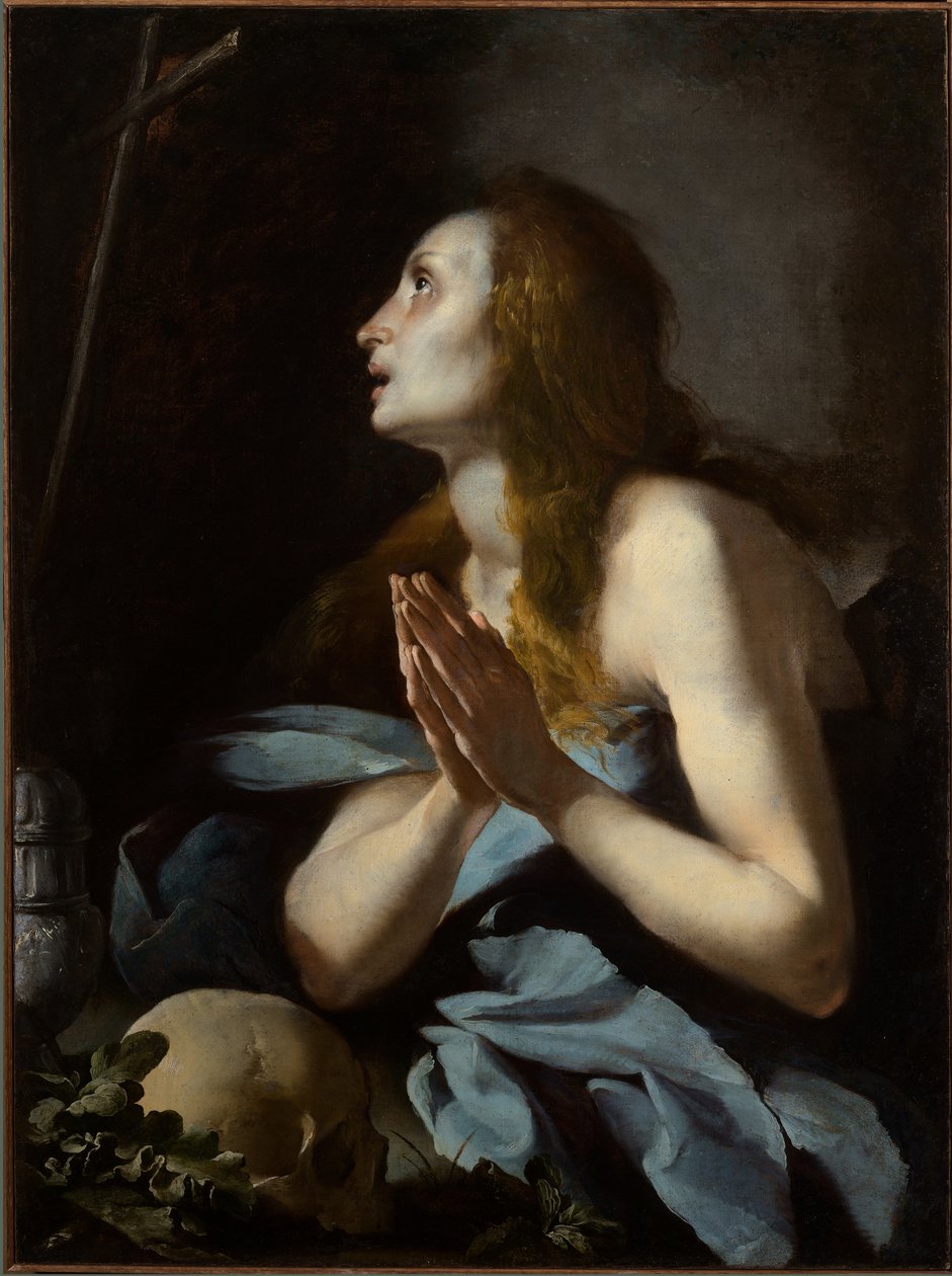Den ångerfulla Magdalena av Bernardo Strozzi