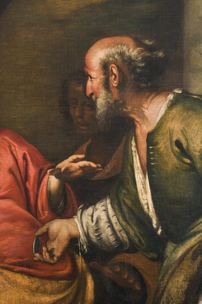 The Tribute Money, c.1631, detalj på 3496129 av Bernardo Strozzi