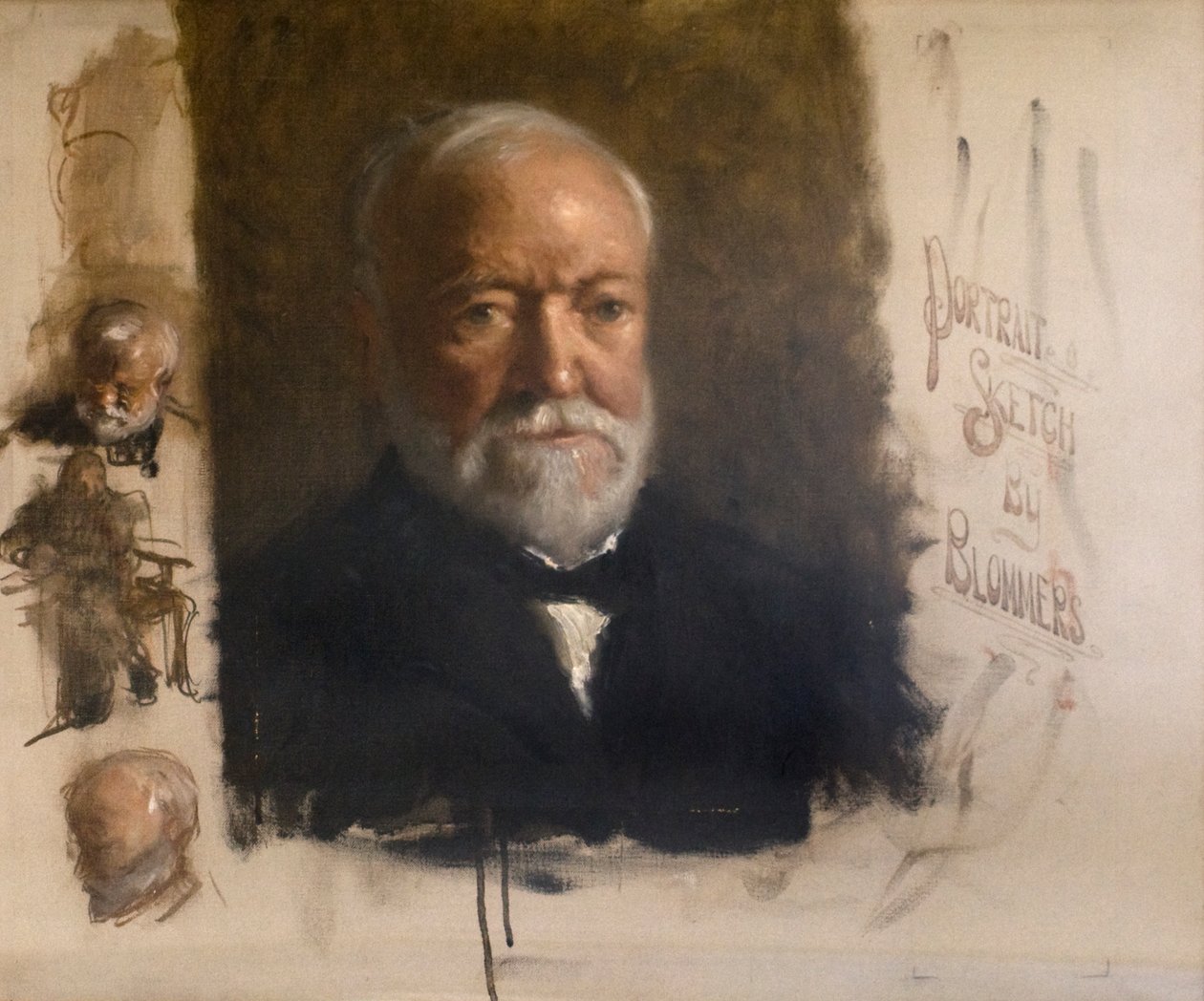 Andrew Carnegie (1835-1918), ca 1912 (olja på duk) av Bernardus Johannes Blommers or Bloomers