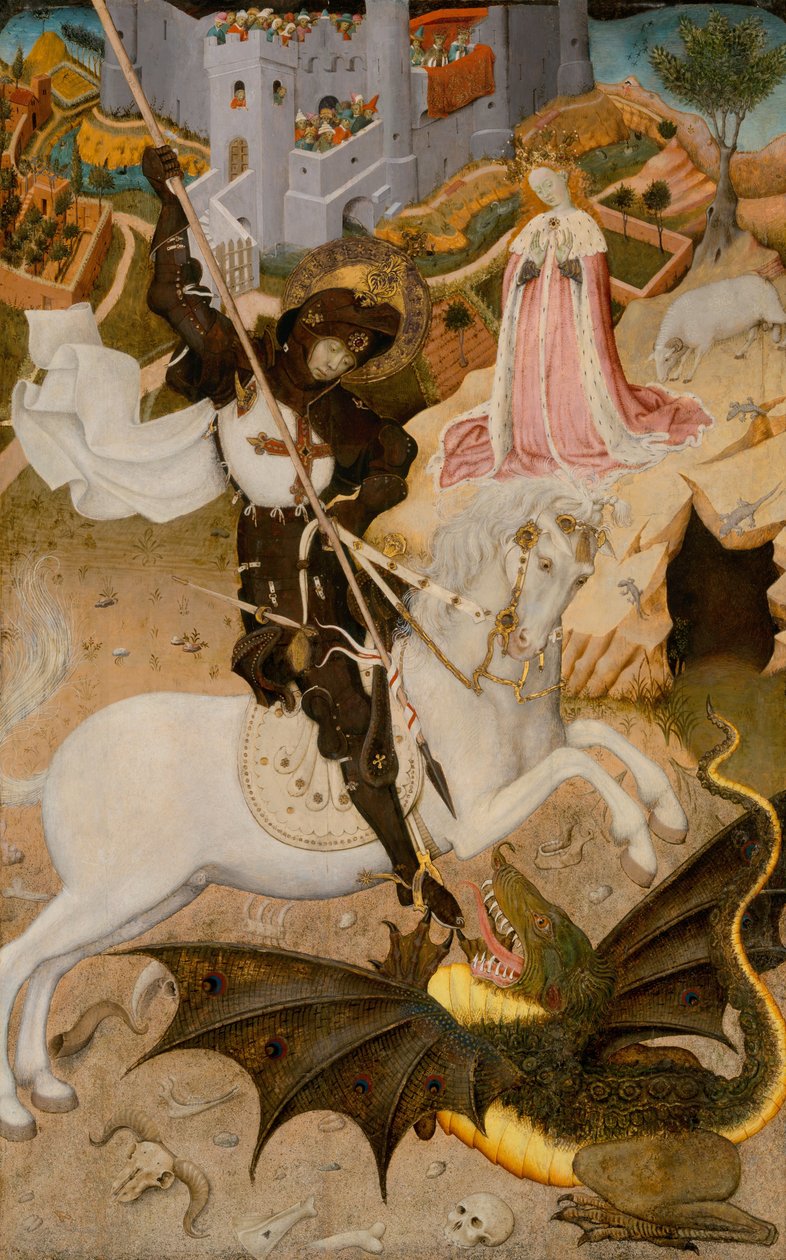 Sankt Göran och draken av Bernat Martorell