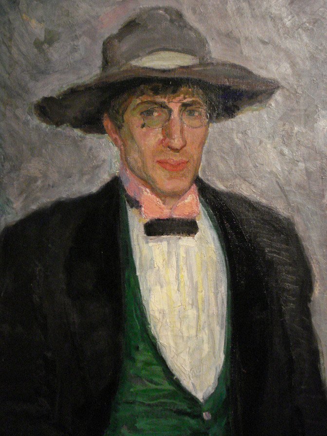 Portrait of Nikolai Astrup av Bernhard Folkestad