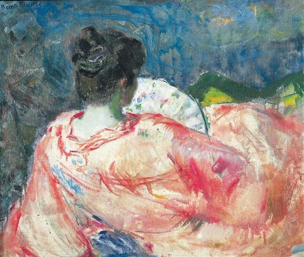 Woman with fan av Bernhard Folkestad