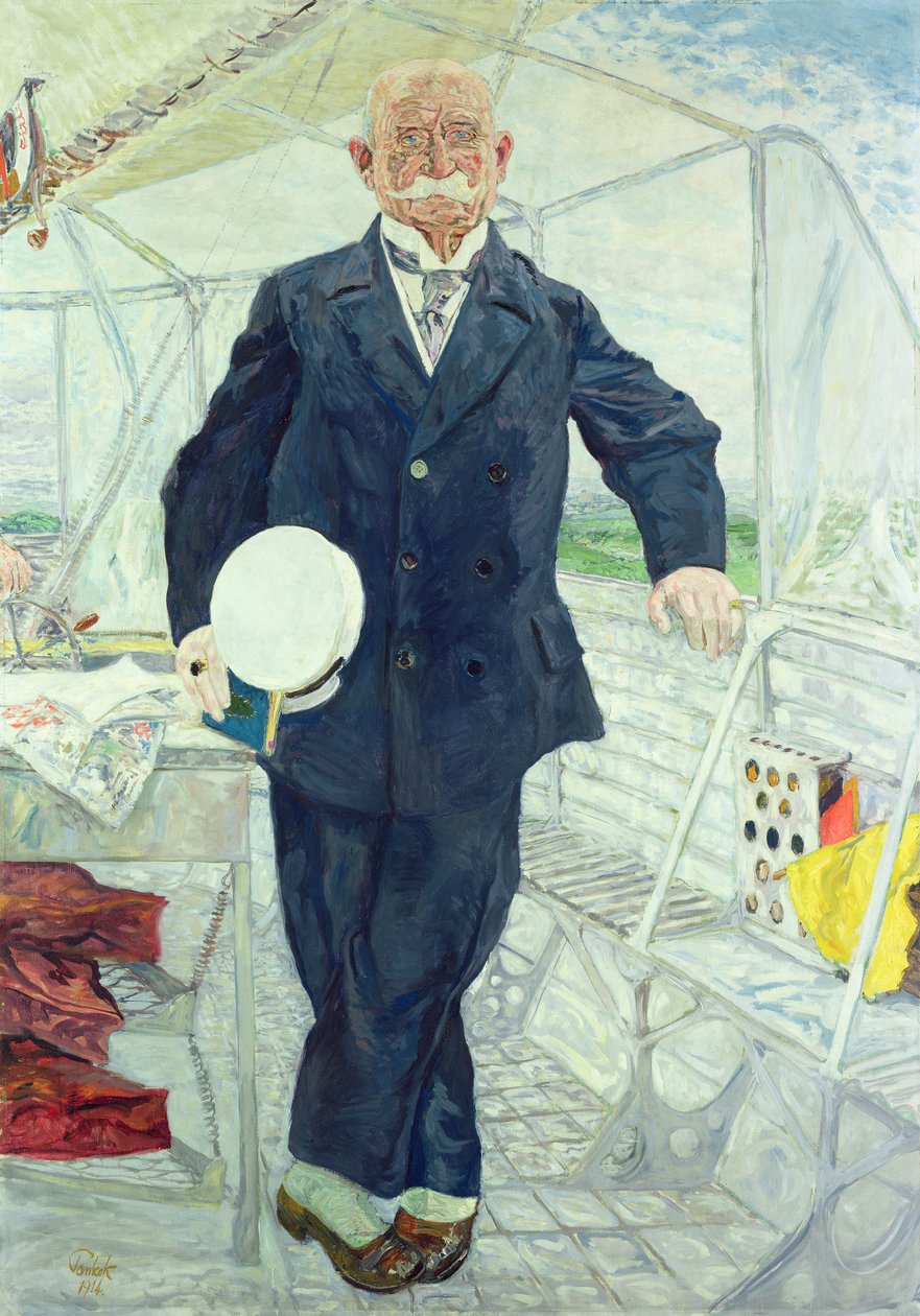 Greve Zeppelin (1838-1917) 1914 av Bernhard Pankok
