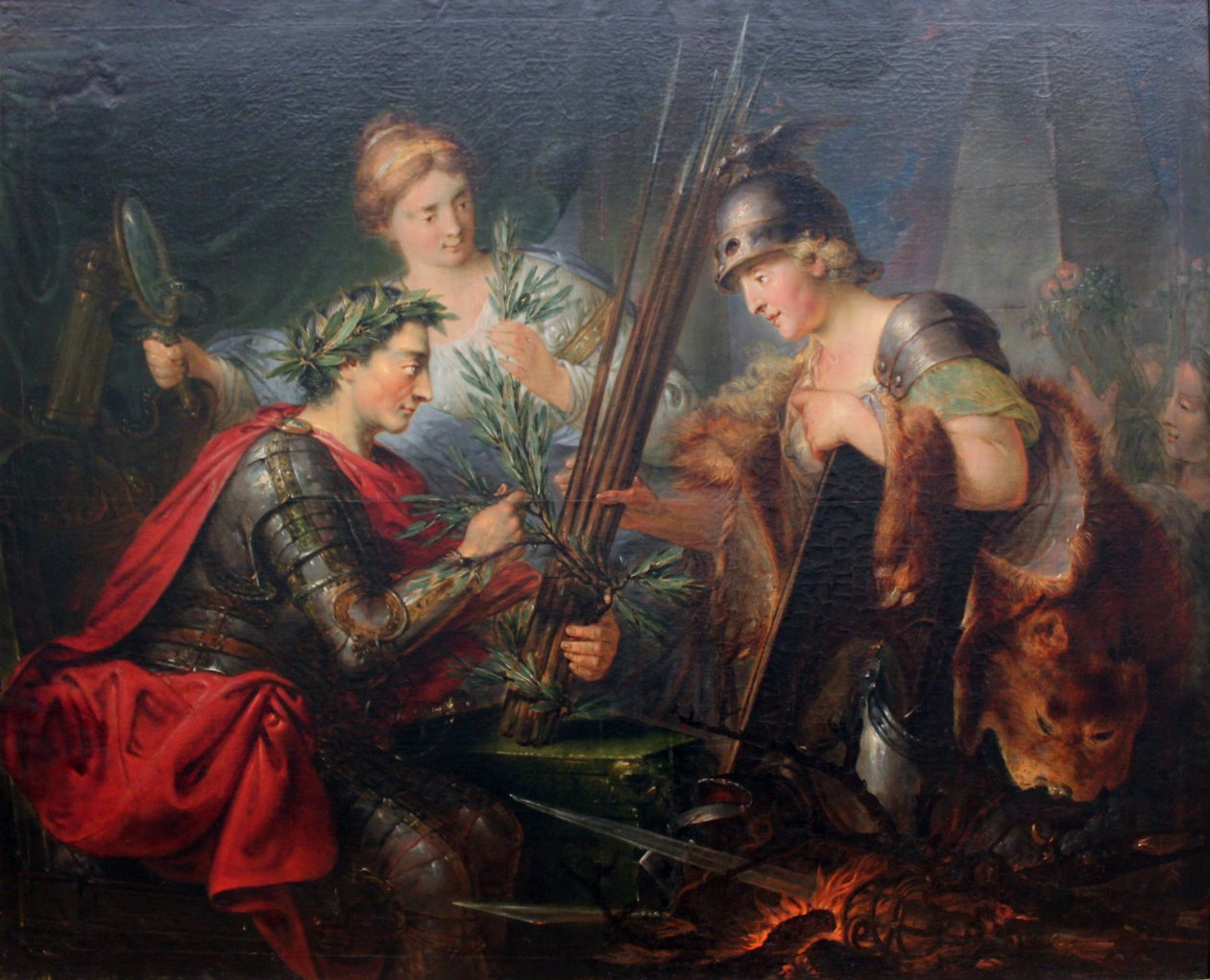 Allegori om Frederick den store som grundare av tyska fursteunionen 1785 av Bernhard Rode