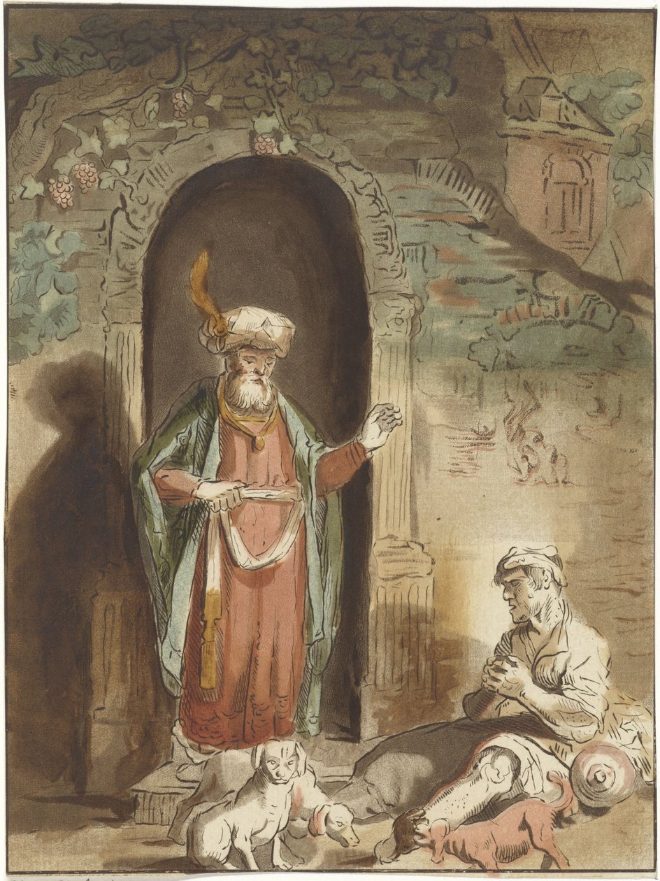 Den rike mannen och den fattige Lasarus av Bernhard Schreuder