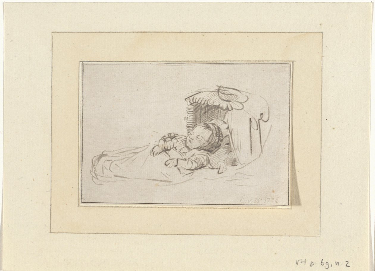 Sovande barn av Bernhard Schreuder