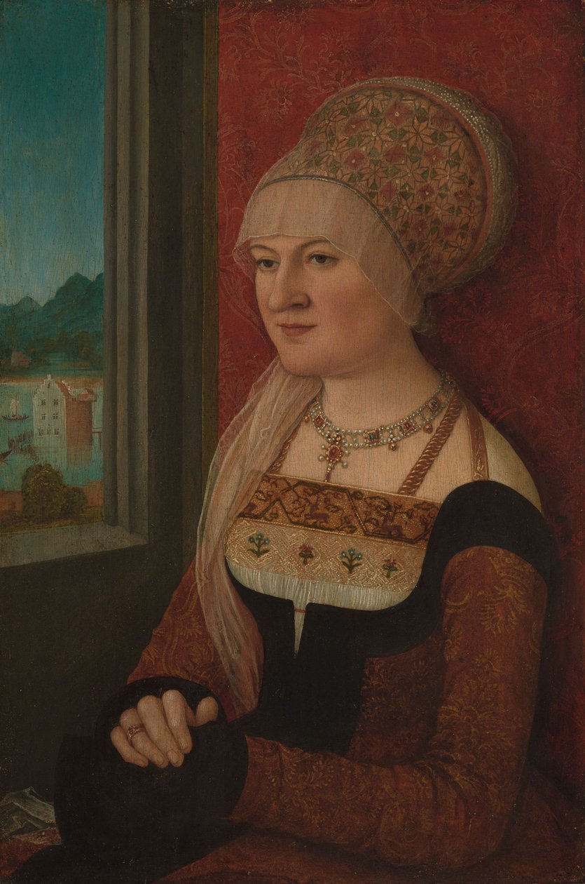 Porträtt av en kvinna, ca 1510-15 (olja på lind) av Bernhard Strigel