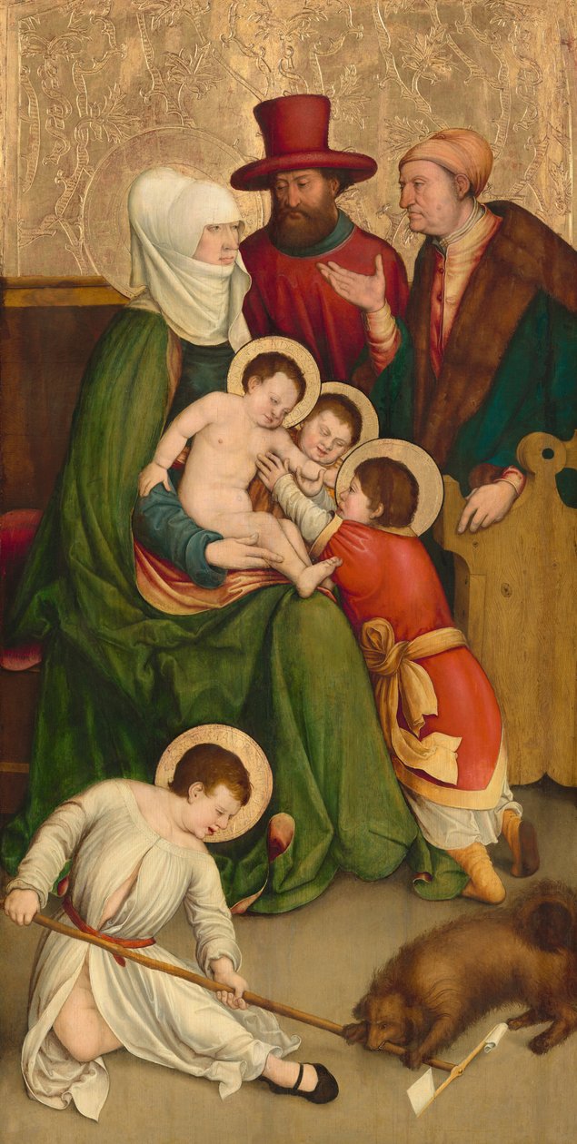 Saint Mary Cleophas och hennes familj, ca. 15201528. av Bernhard Strigel