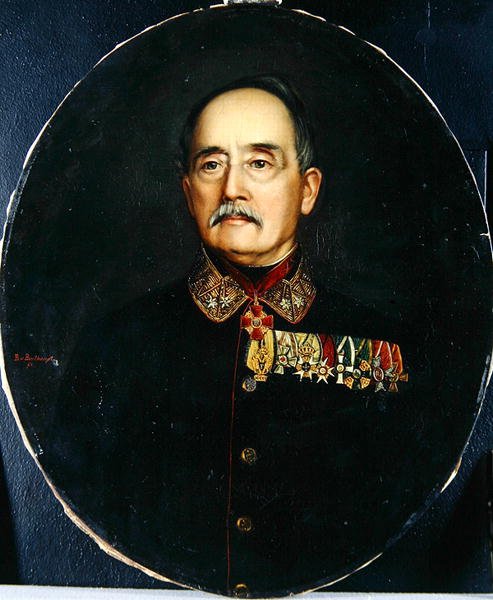 Porträtt av Friedrich Wilhelm Ferdinand Ritter von Breithaupt, ca. 1870 (olja på duk) av Berta von Breithaupt