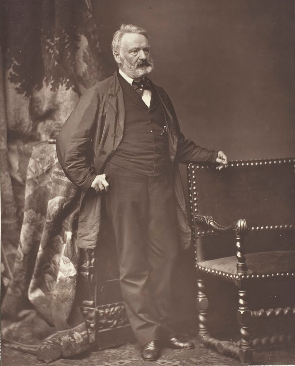 Victor Hugo fransk romanförfattare, dramatiker och poet, 1802-1885, 187576. av Bertall et Cie