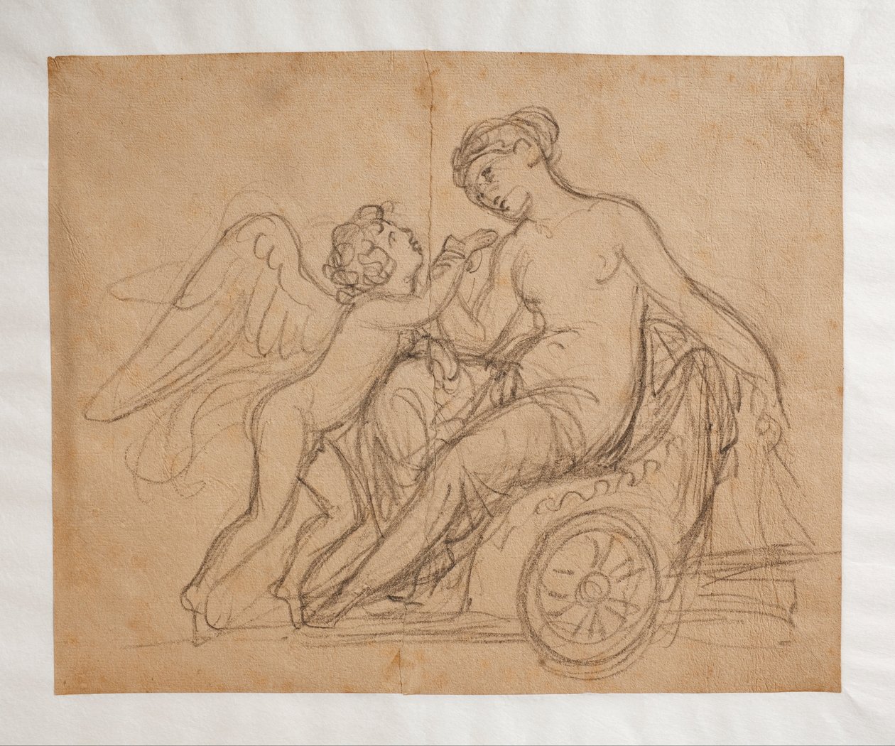 Amor klagar till Venus om en bistik av Bertel Thorvaldsen