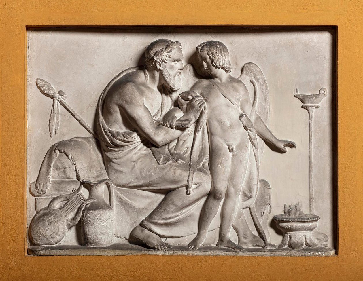 ”Cupid” av Anacreon, vinter av Bertel Thorvaldsen