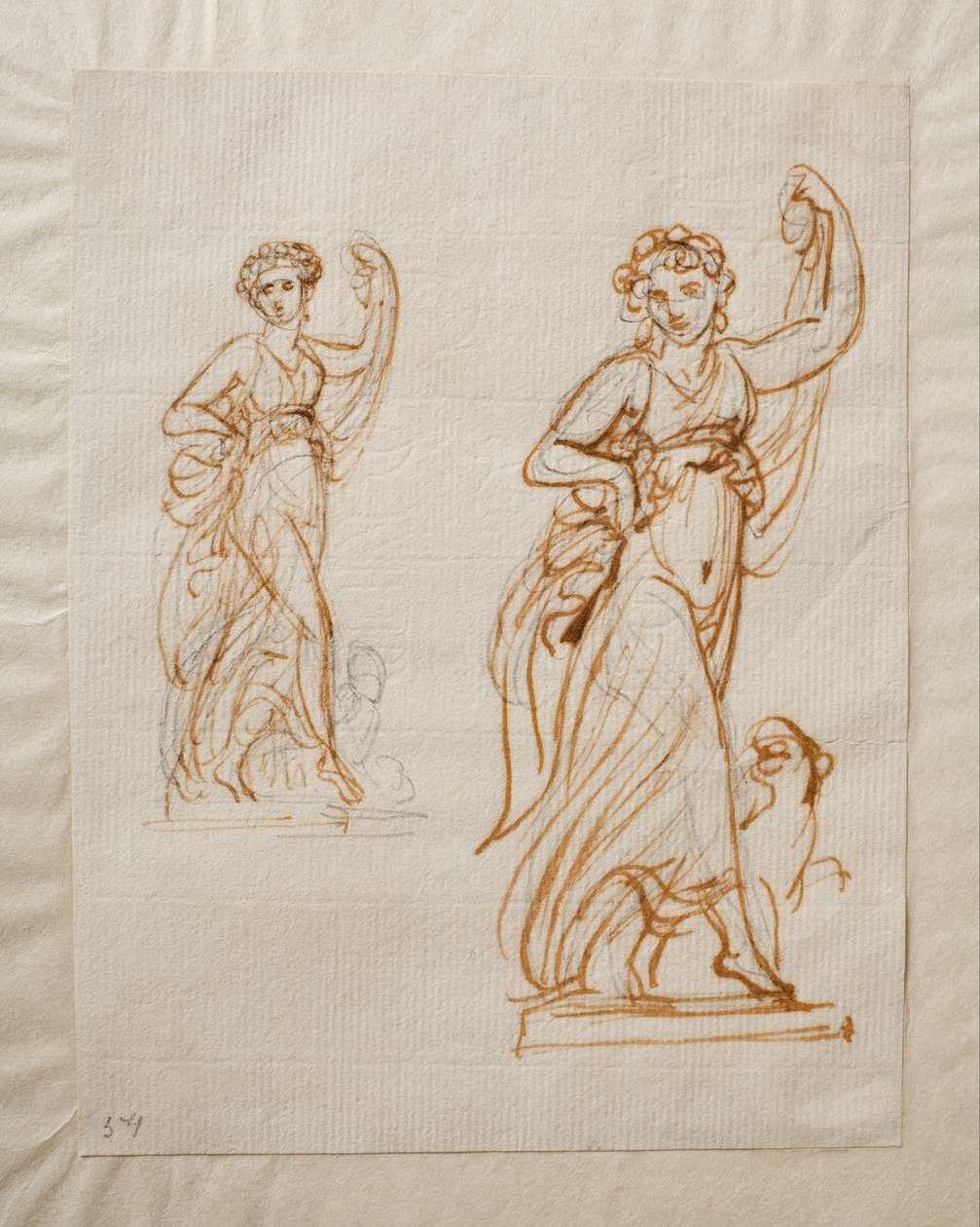 Dansande flicka (Ariadne) med en panter av Bertel Thorvaldsen