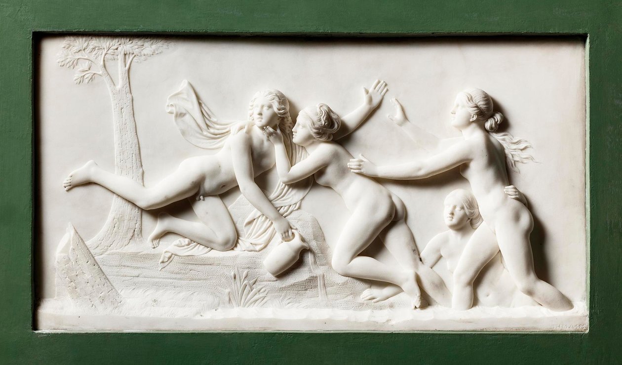 Hylas bortrövad av flodnymfer av Bertel Thorvaldsen