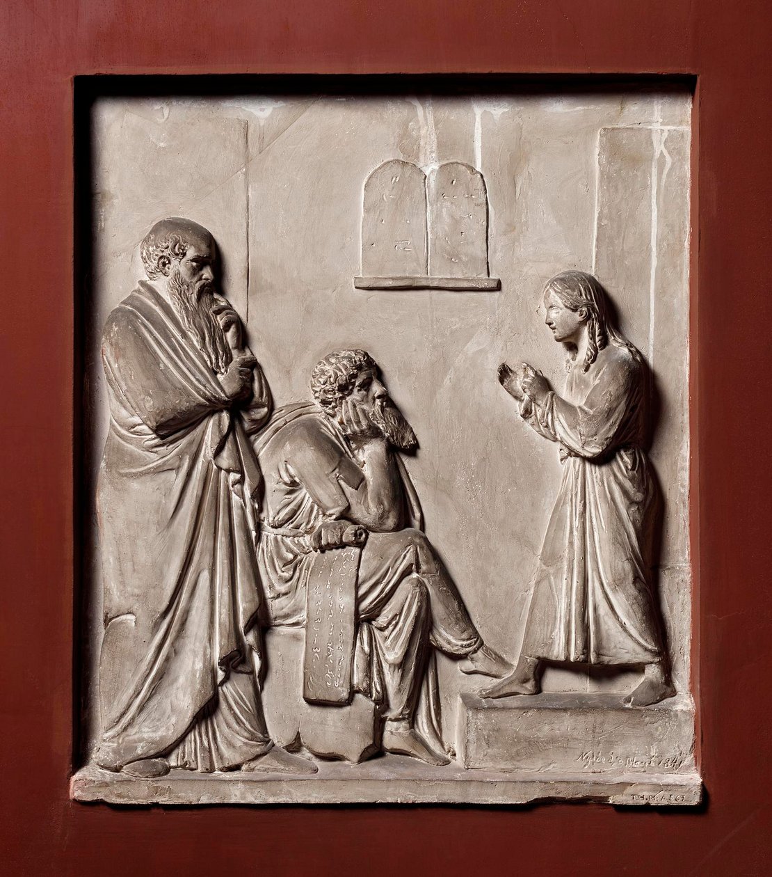 Jesus som barn i templet av Bertel Thorvaldsen