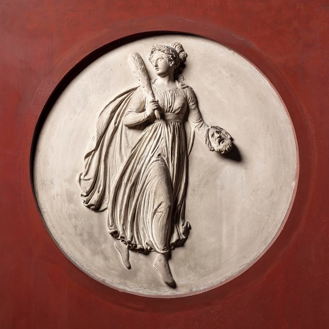 Melpomene. Tragedins musa av Bertel Thorvaldsen