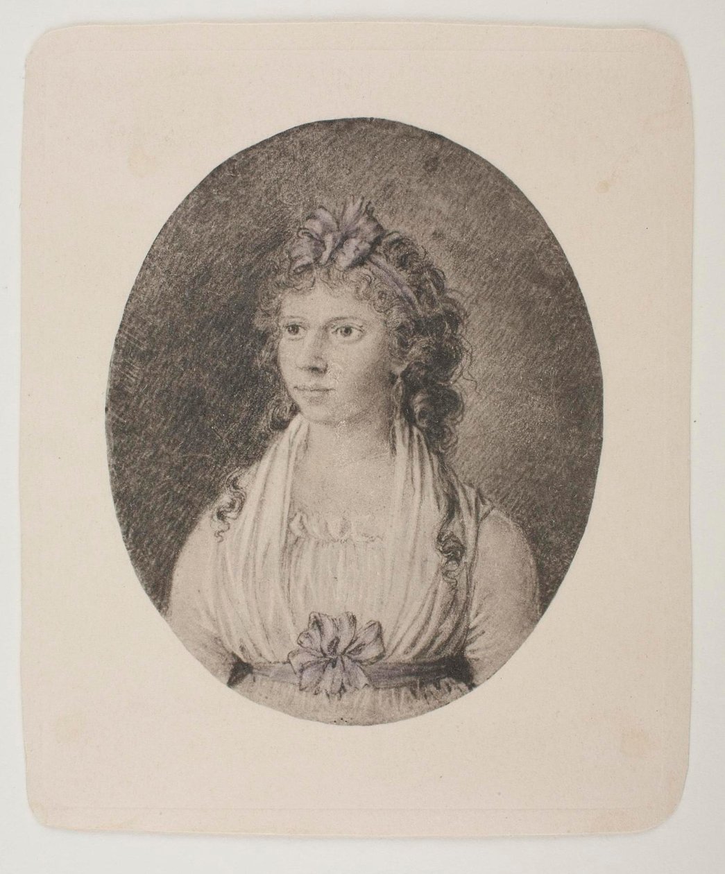 Porträtt av Maren Schou West, född Grønlund av Bertel Thorvaldsen