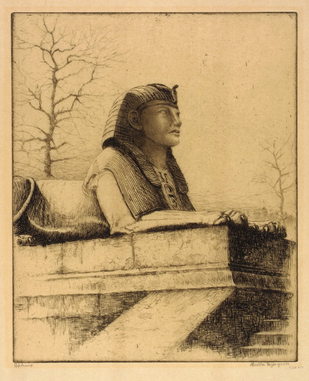 Sfinxen, Themsen, London av Bertha E. Jaques