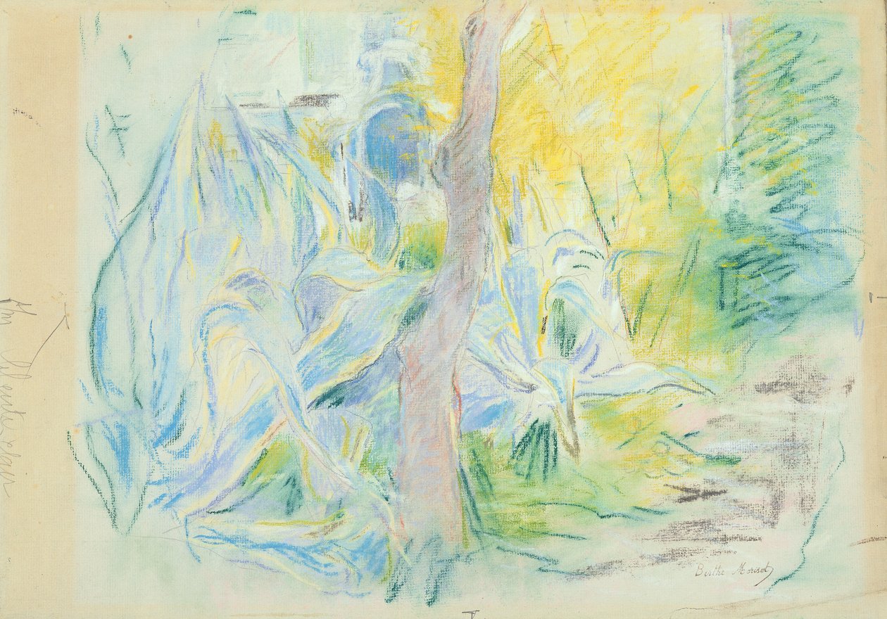 Aloe på Villa Ratti, 1889 (pastell på papper) av Berthe Morisot