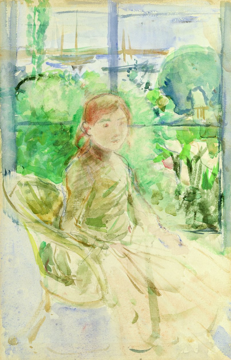 Interiör av en stuga, 1886 av Berthe Morisot