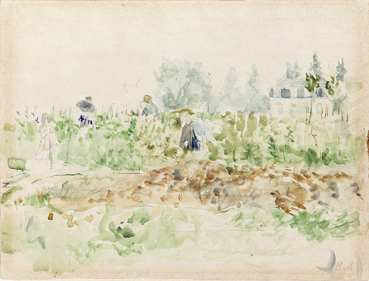 I vingårdarna av Berthe Morisot