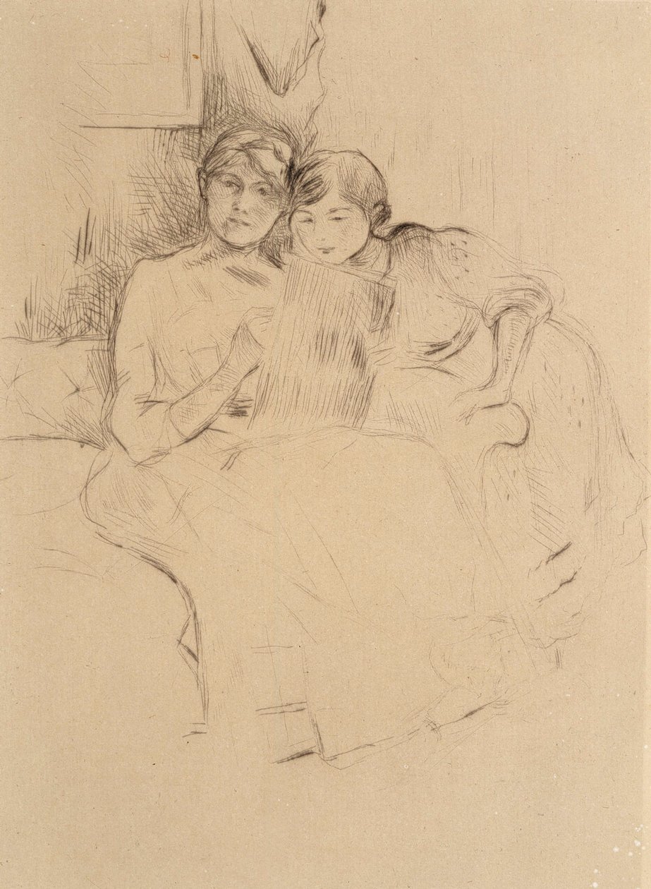 Teckningslektion av Berthe Morisot