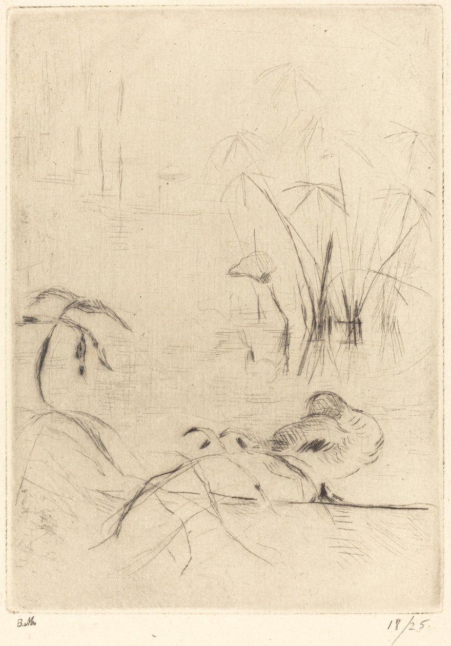 Ankor vila på stranden, 18881890. av Berthe Morisot