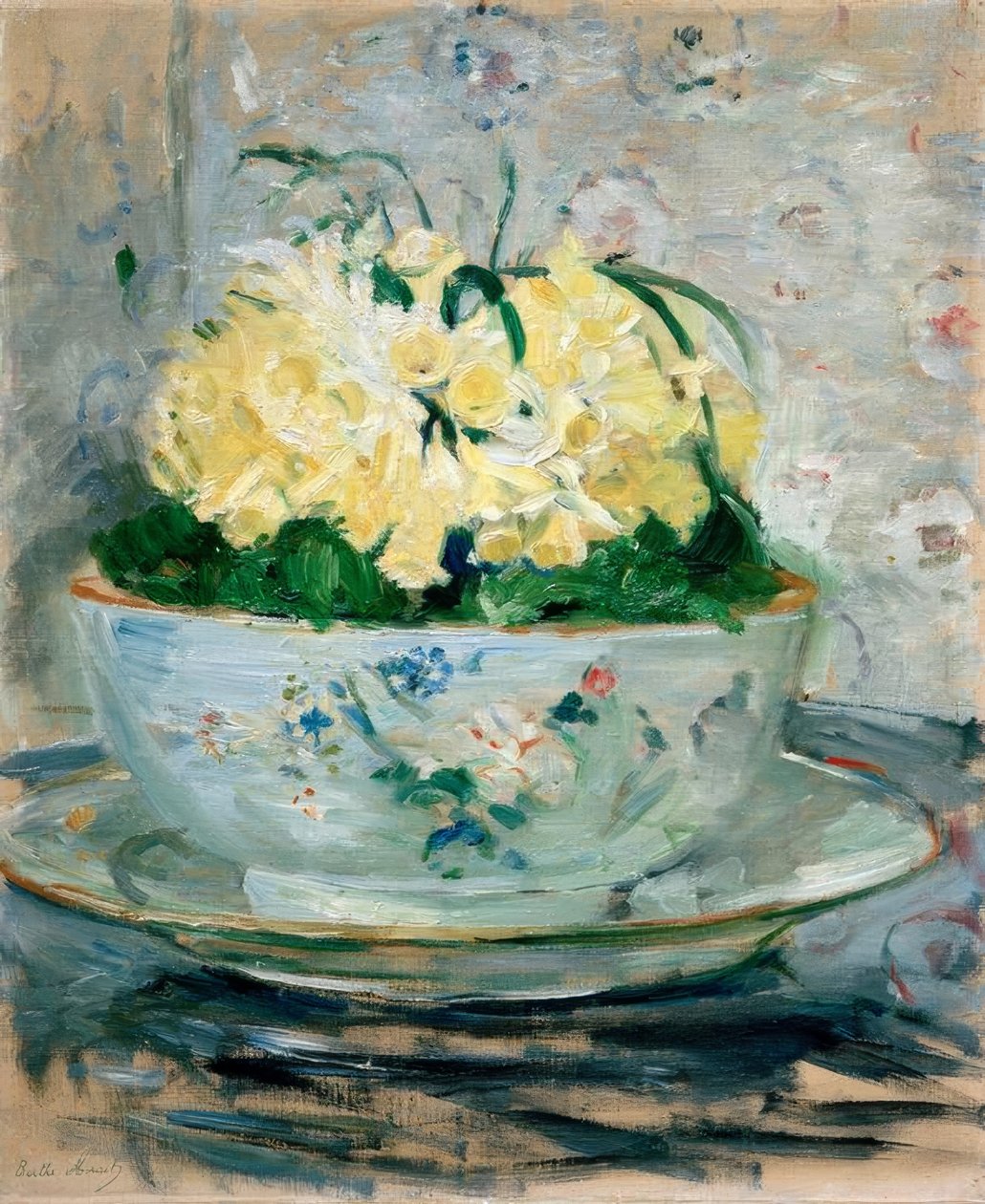 Påskliljor av Berthe Morisot