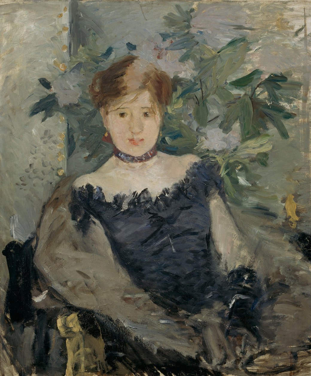 Den svarta blusen av Berthe Morisot