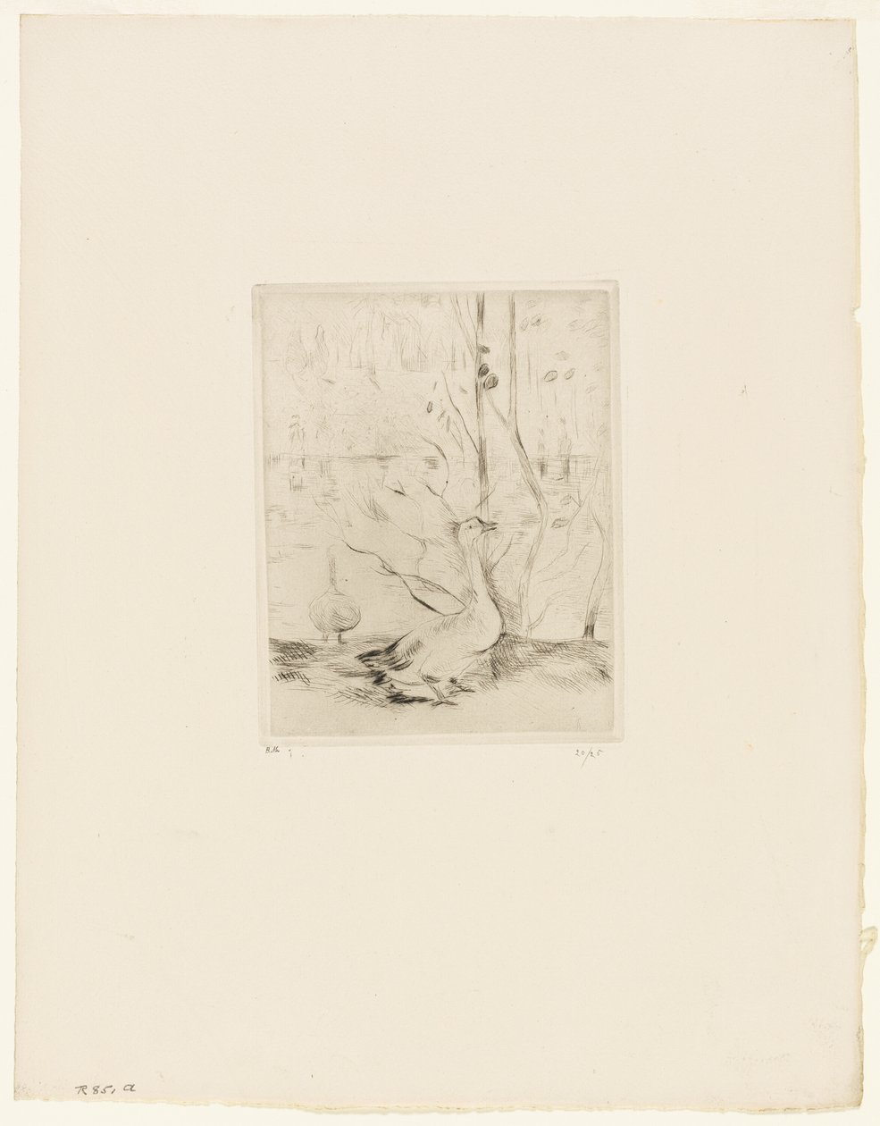 Gåsen av Berthe Morisot