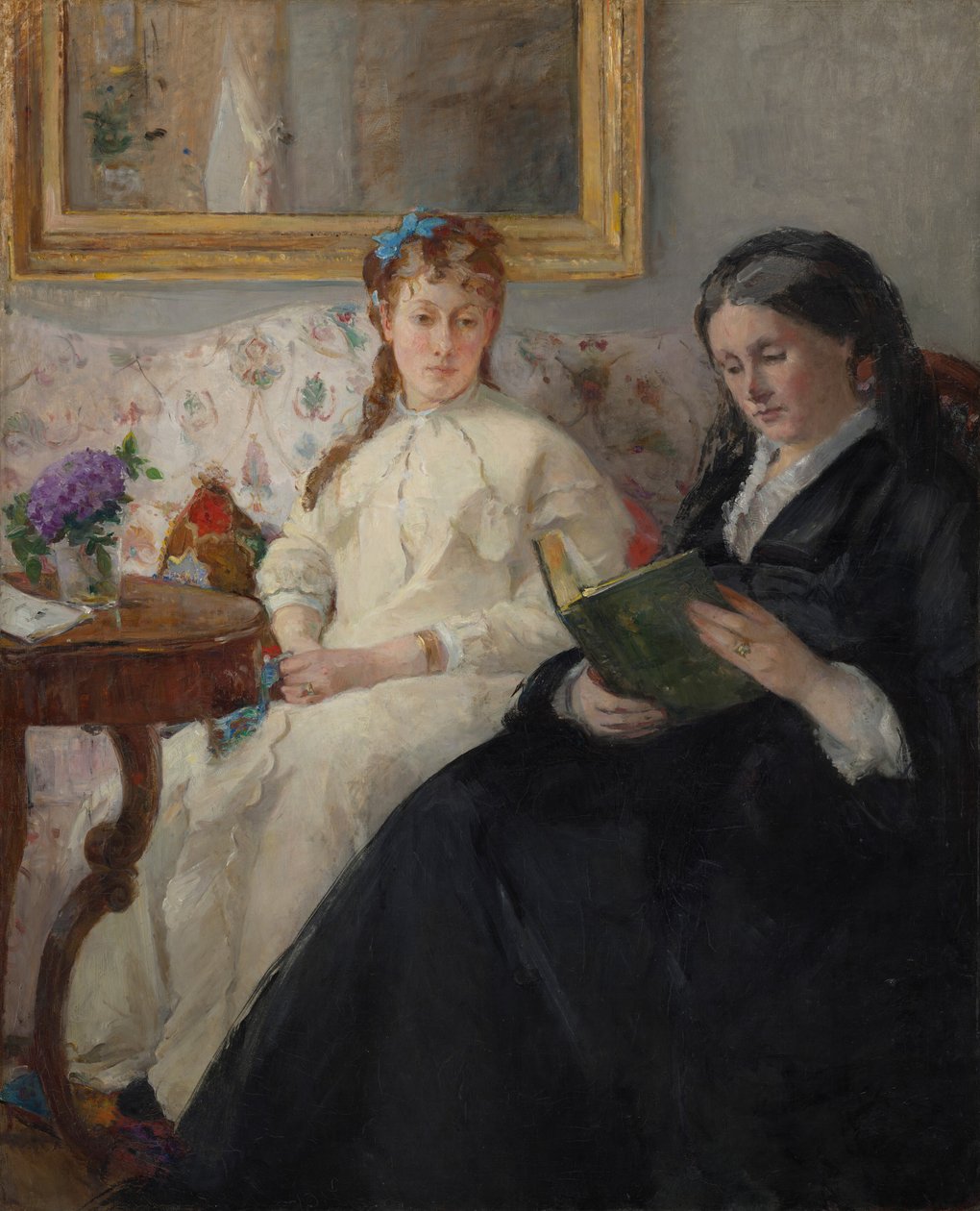 Konstnärens mor och syster av Berthe Morisot