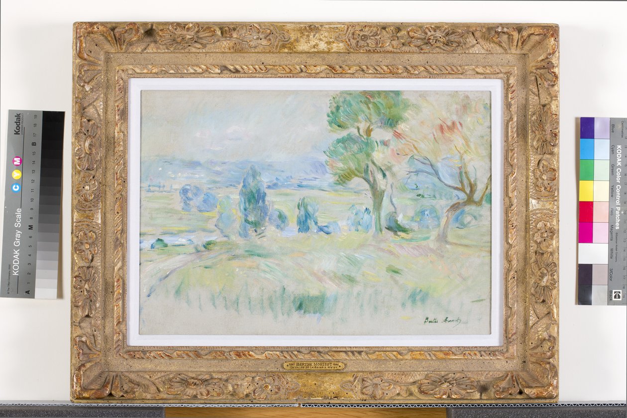 Seinedalen vid Mézy, 1891 av Berthe Morisot