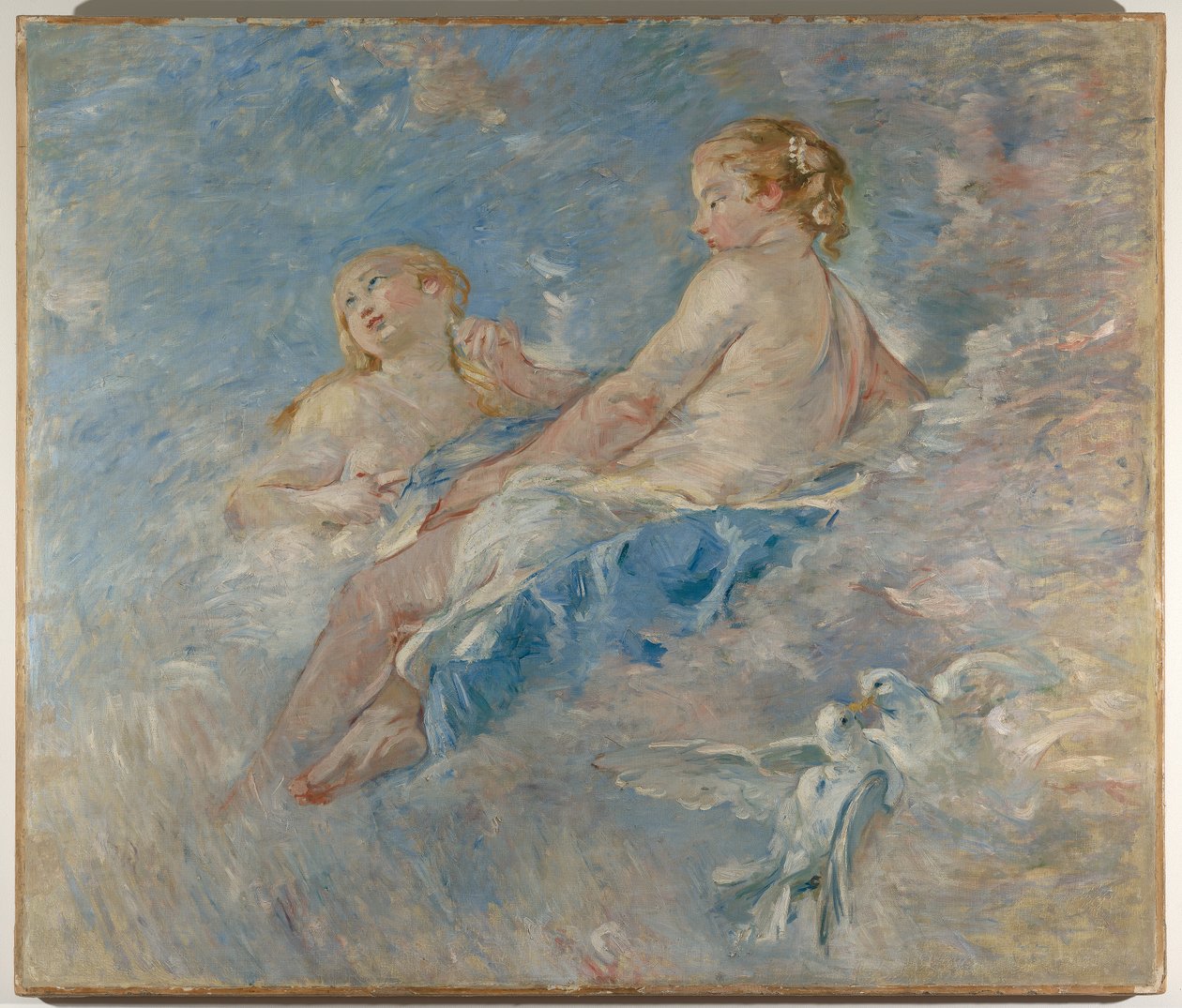 Venus vid Vulcans smedja (efter Boucher), ca 1883-84 (olja på duk) av Berthe Morisot