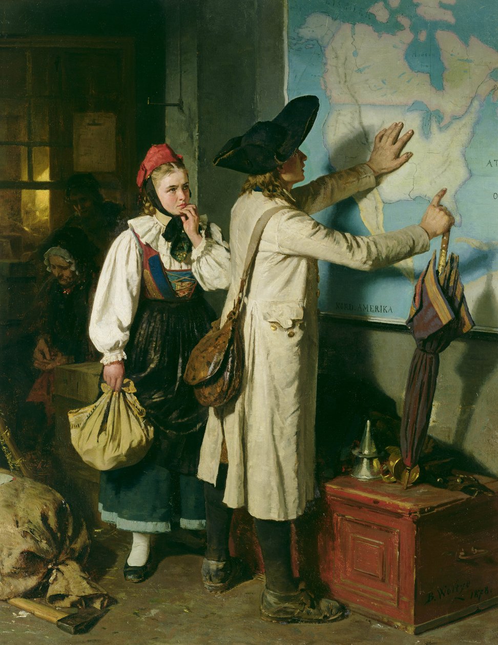 Emigranterna av Berthold Woltze