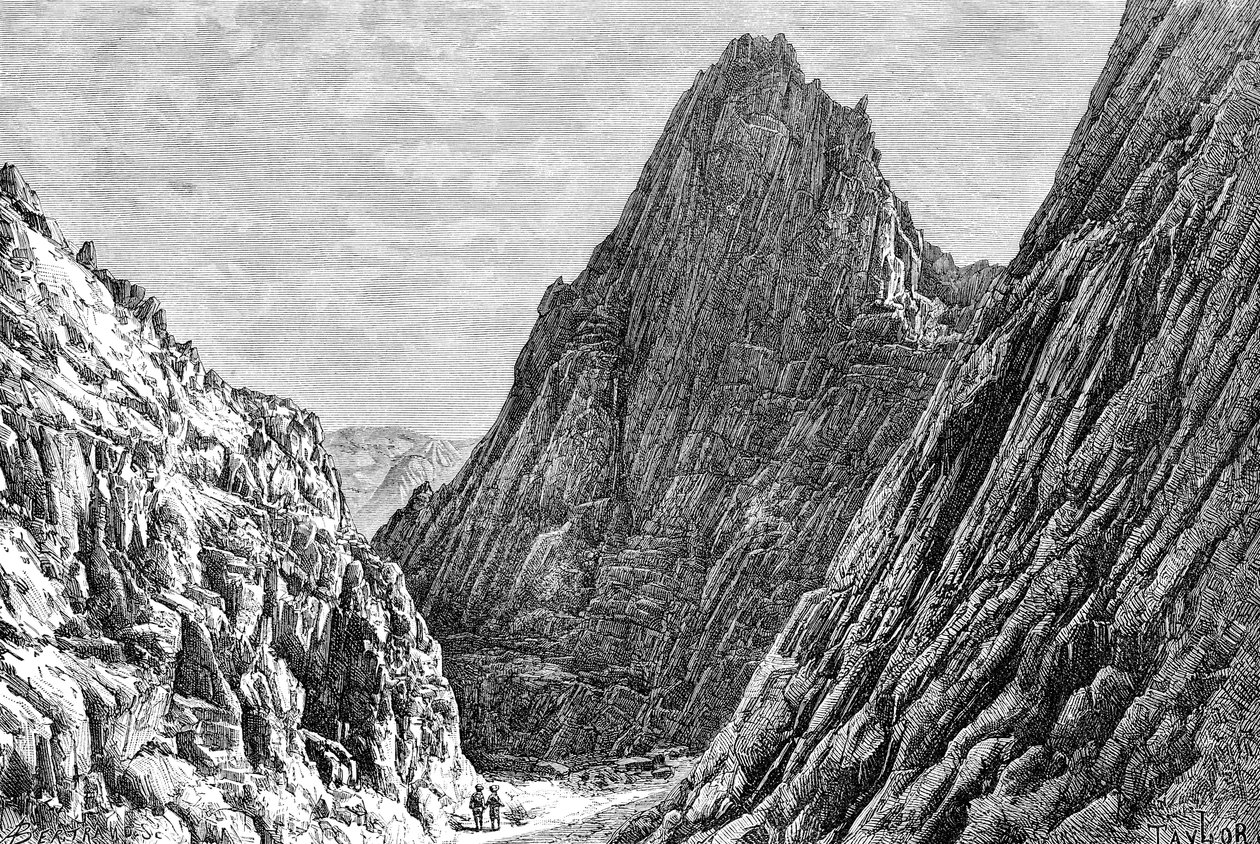 Latabandpasset, Afghanistan, 1895. av Auguste Bertrand
