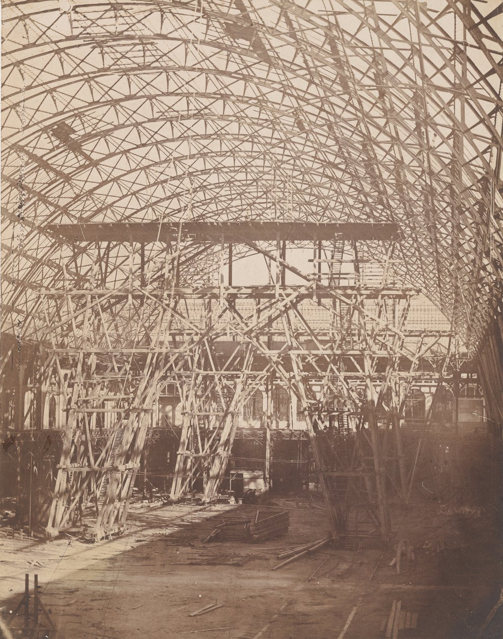 [Konstruktion för den allmänna utställningen 1855], 1855. av Bertsch et Arnaud