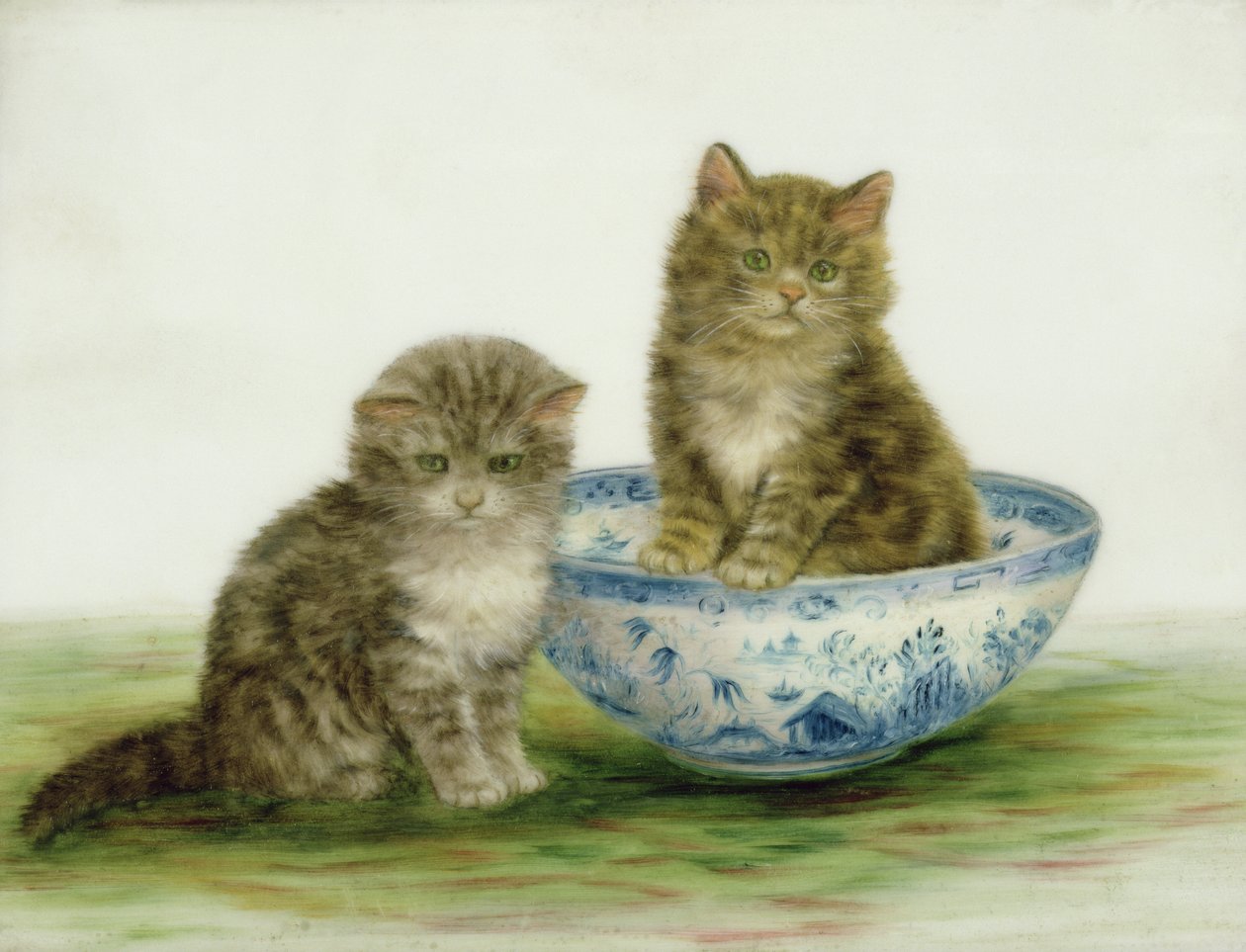Killing i en Blue China Bowlswed av Bessie Bamber