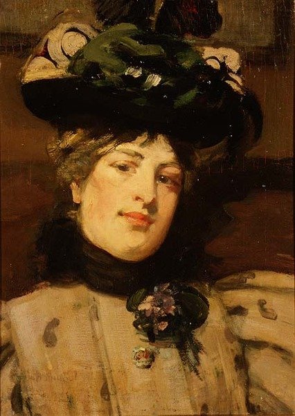 Porträtt av en dam av Bessie MacNicol