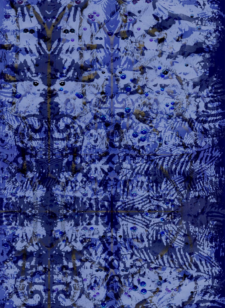 Aries, 2014 (digitaltryck i blandteknik) av Beth Travers