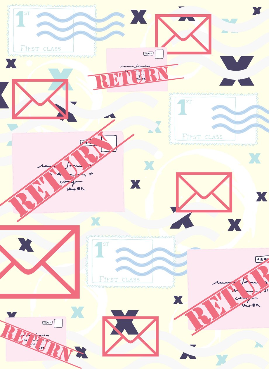 Return to Sender, 2015 (illustration, digital) av Beth Travers