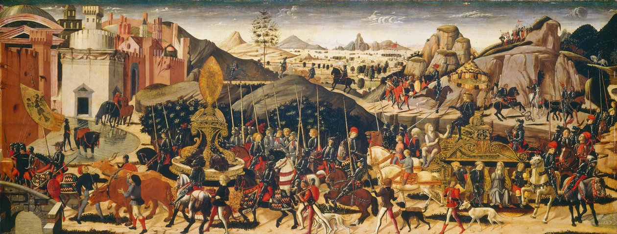 The Triumph of Camillus, c.14701475 (tempera på panel) av Biagio and Workshop d
