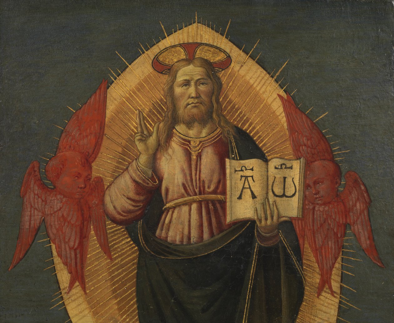 Gud Fadern i en attityd av välsignelse, c.1480 av Biagio dAntonio