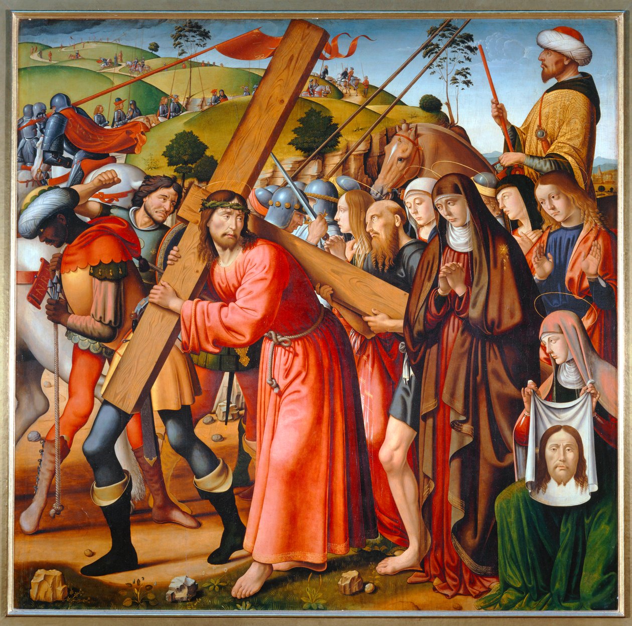 Le Portement de croix - Kristus bär korset ... av Biagio d