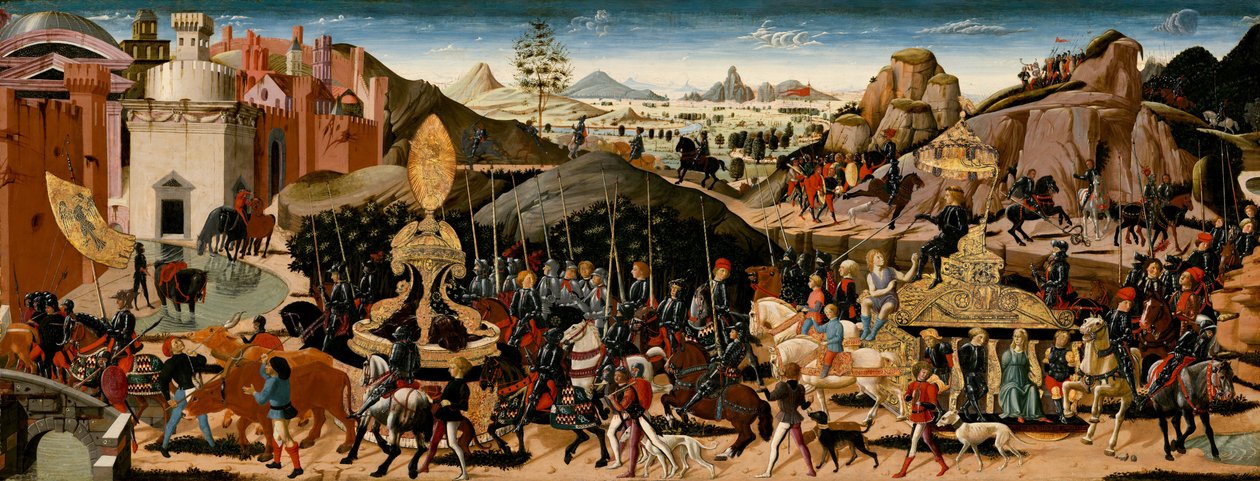 Camillus triumf, ca. 14701475 av Biagio d