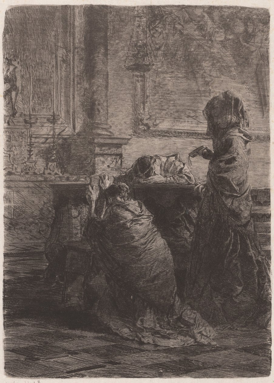 The Brothers are in the Field The Men are in the Field, 1870. av Bianchi Mose