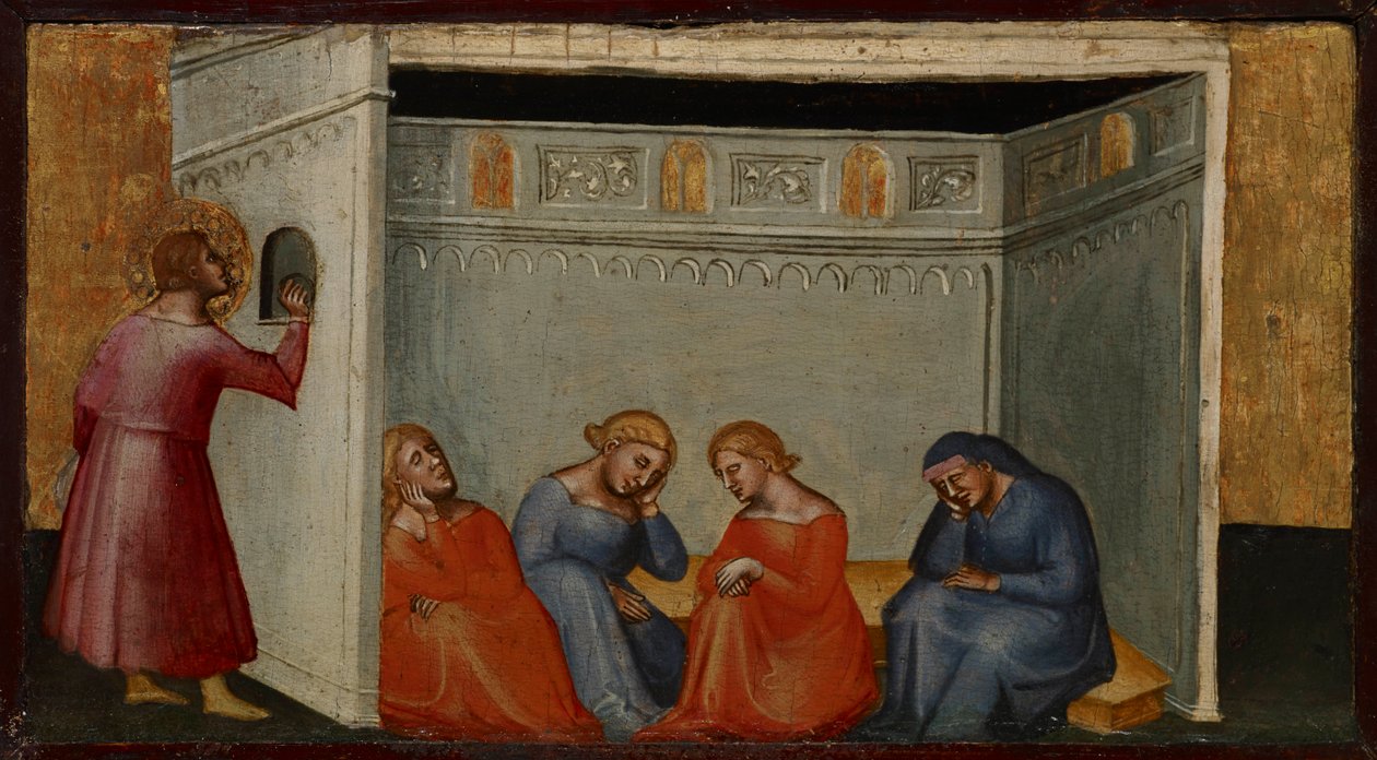 Scene from the Legend of St. Nicholas av Bicci di Lorenzo